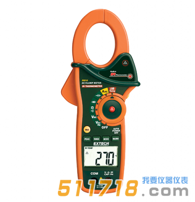 美国EXTECH EX810 1000A交流钳形表红外测温仪