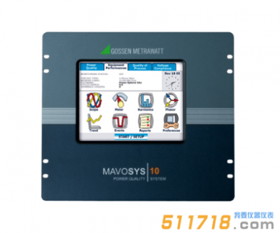 德国GMC-I Mavosys 10在线型电能质量分析仪