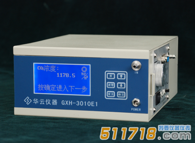 北京华云GXH-3010E1便携式红外线CO2分析仪/二氧化碳分析仪