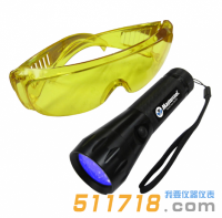 美国Mastercool 53517-UV紧凑型紫外手电筒17个LED紫外灯泡