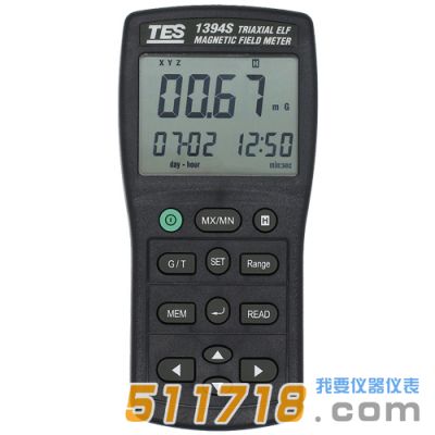 台湾泰仕 TES-1394S磁场测试仪