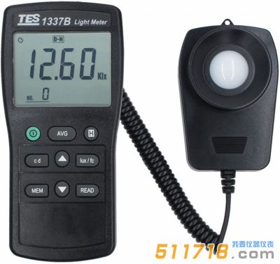 台湾泰仕 TES-1337B照度计(光强度)