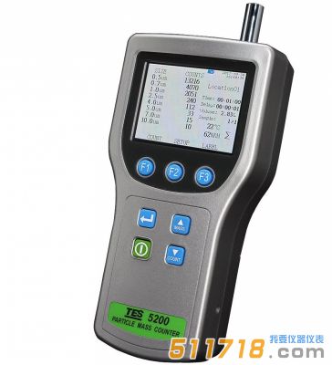 台湾泰仕 TES-5200粒子质量浓度计数器