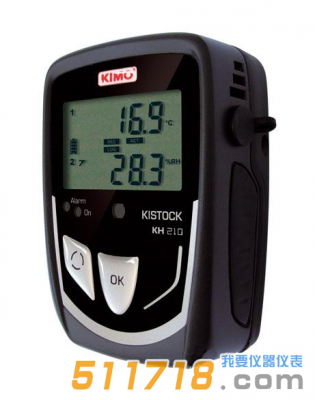 法国KIMO凯茂 KH210照度温湿度记录仪