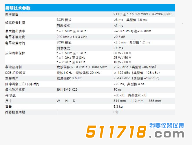 德国 R&S SMB 100A模拟射频信号源技术参数.png