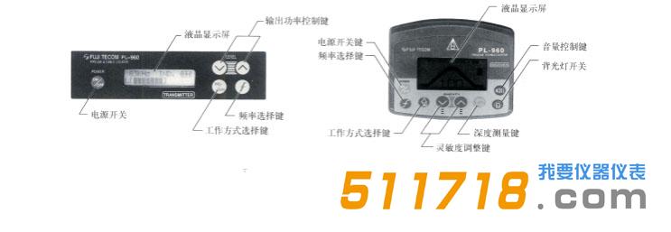 日本富士PL-960管线探测仪仪器面板.jpg