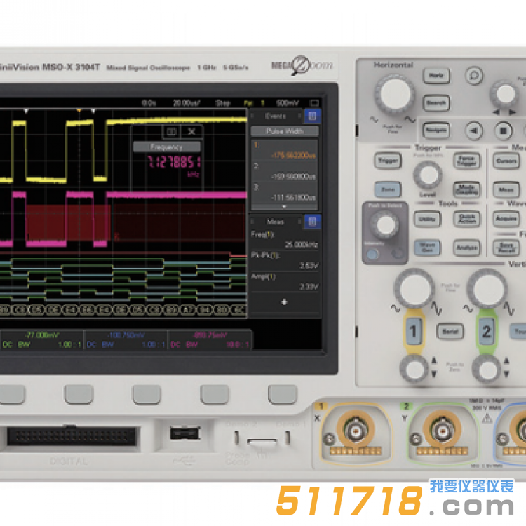 美國(guó)keysight InfiniiVision DSOX3054T示波器