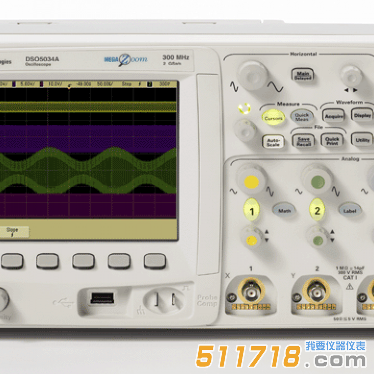 美國(guó)AGILENT DSO5034A 5000系列示波器