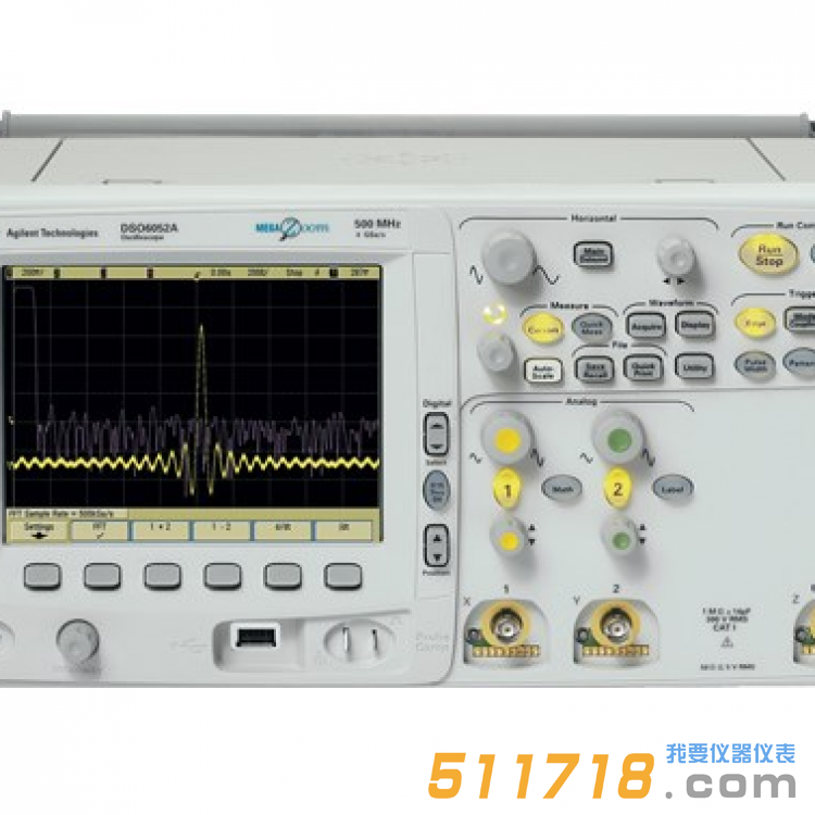 美國(guó)AGILENT DSO6052A示波器