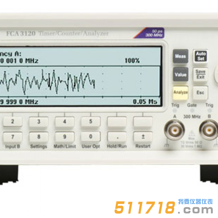 美国Tektronix(泰克) FCA3120定时器/计数器/分析仪