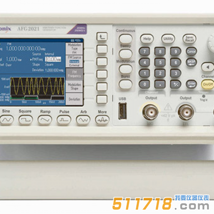 美國Tektronix(泰克) AFG2021任意波形/函數發生器