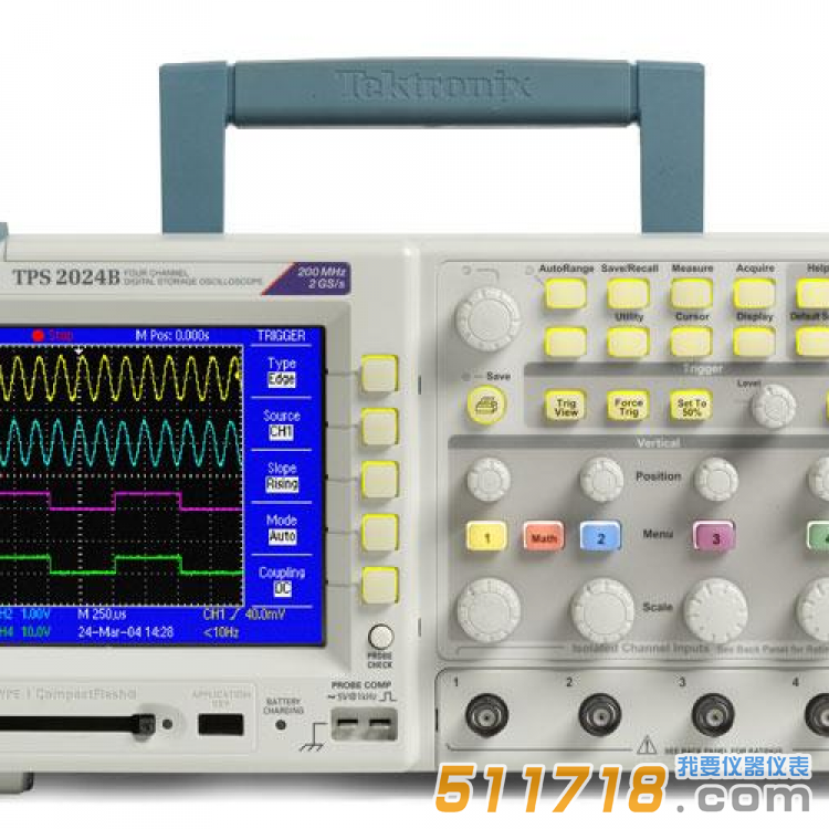 美國(guó)Tektronix(泰克) TPS2024B隔離通道示波器