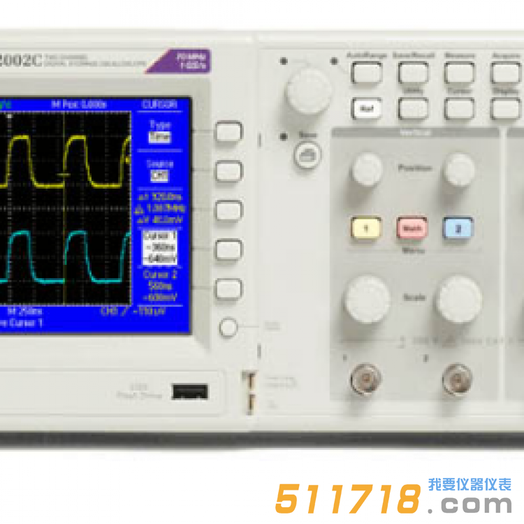 美國Tektronix(泰克) TDS2002C數字存儲示波器