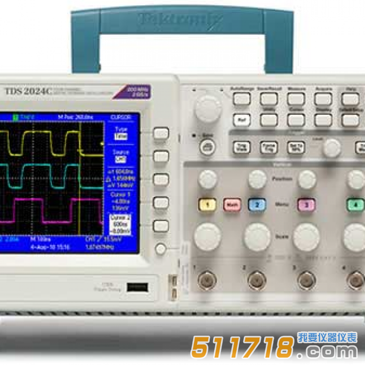 美國Tektronix(泰克) TDS2024C彩色數字存儲示波器