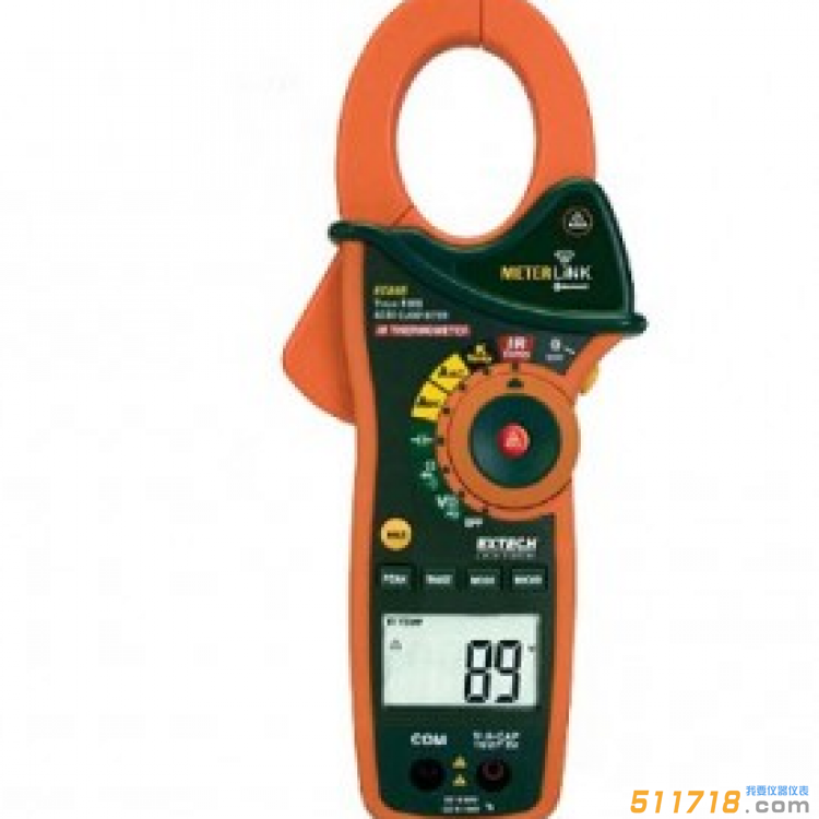 美國EXTECH EX845 1000A交流/直流真有效值鉗/數(shù)字多用表