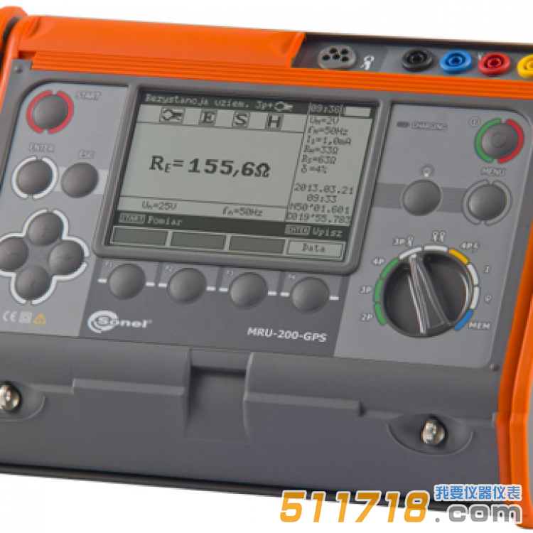 波蘭SONEL S.A.(索耐) MRU-200-GPS接地電阻測試儀