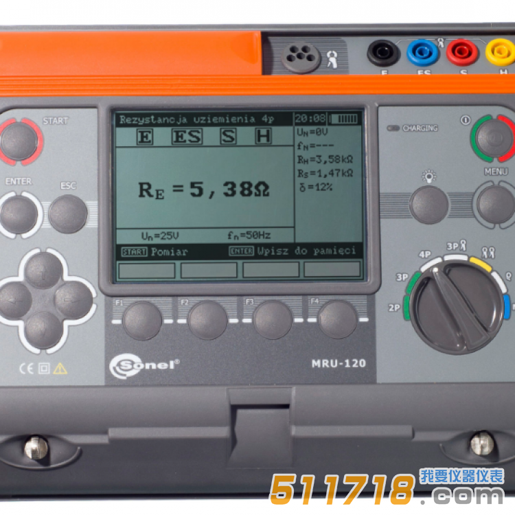 波蘭SONEL S.A.(索耐) MRU-120接地電阻測試儀