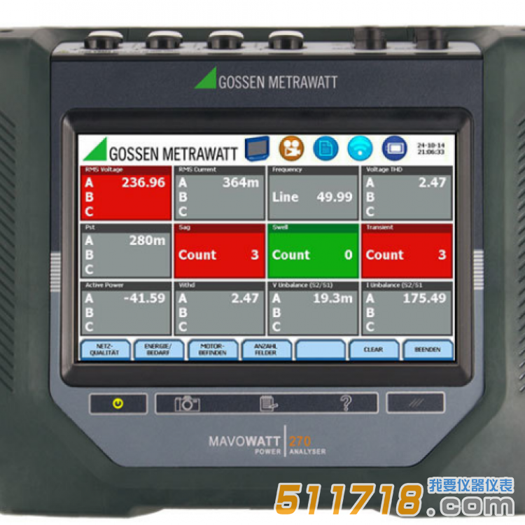 德國GMC-Instruments MavoWatt 270電能質量分析儀
