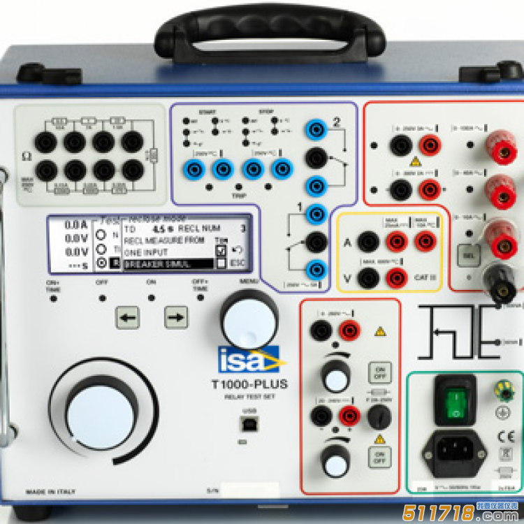 意大利ISA T1000 PLUS二次注入继电器测试装置