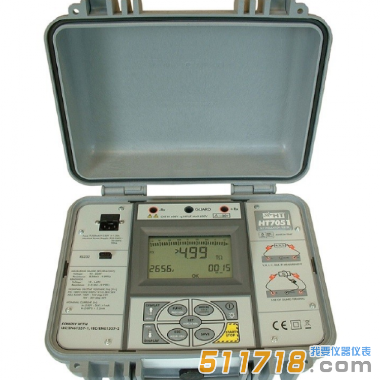 意大利HT HT7051可編程數(shù)字絕緣電阻測試儀