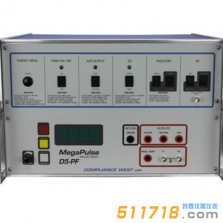 美國compwest MegaPulse D5-PF除顫效應(yīng)測試儀