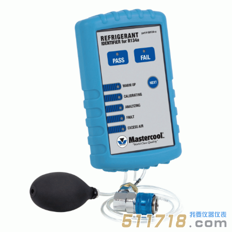 美國Mastercool 69134-A制冷劑/冷媒R134a專用鑒別儀