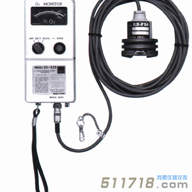 日本理研OX-62B型氧气检测仪