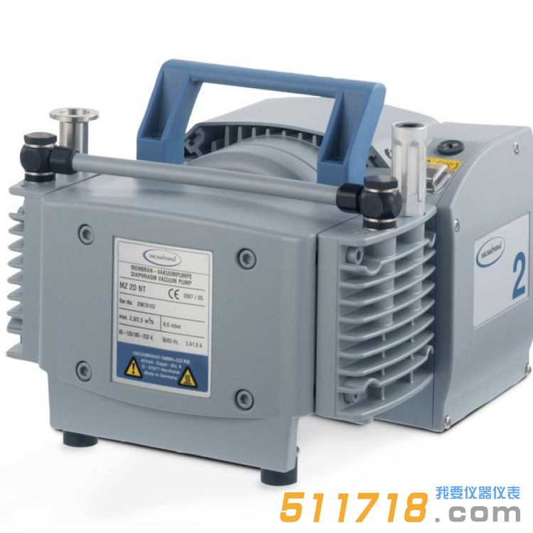 德國VACUUBRAND MZ 2D NT隔膜真空泵